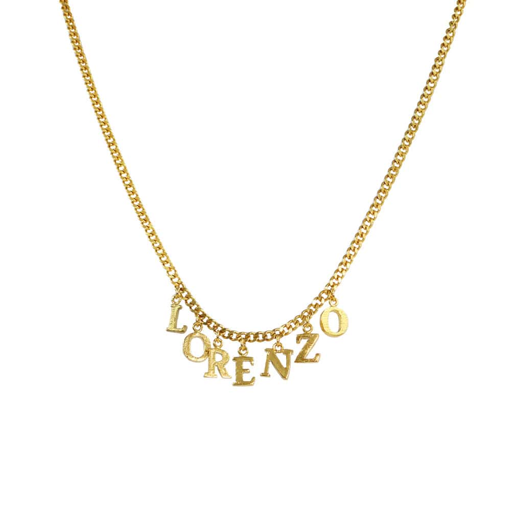 PreOrder Cadena 7 Letras Gold