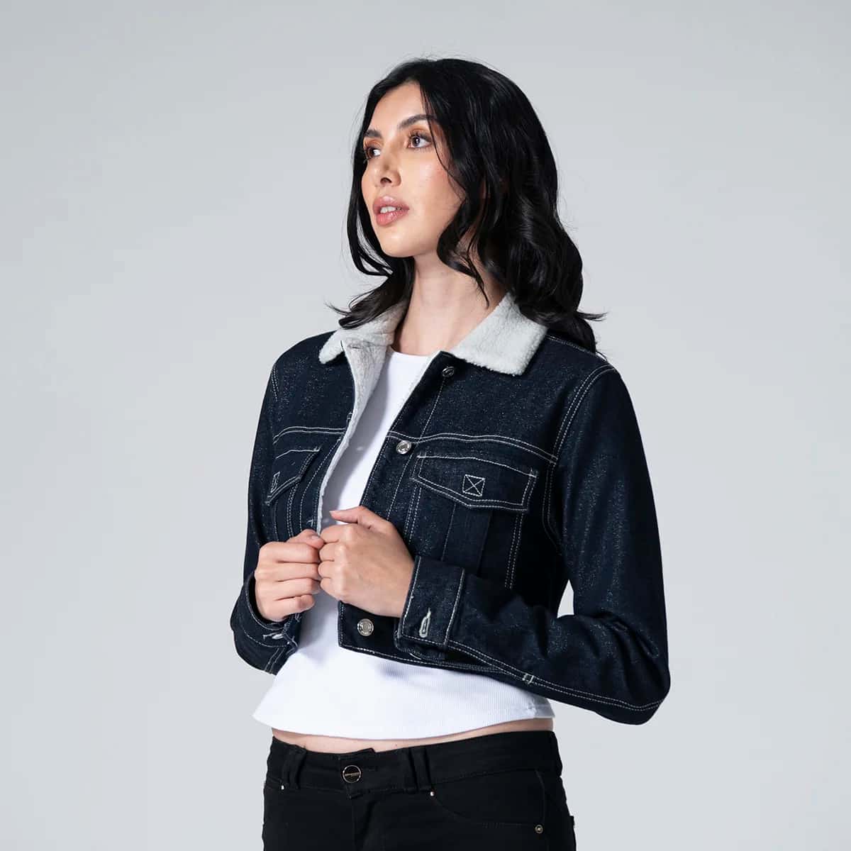 Chaqueta Denim Slim Trouper