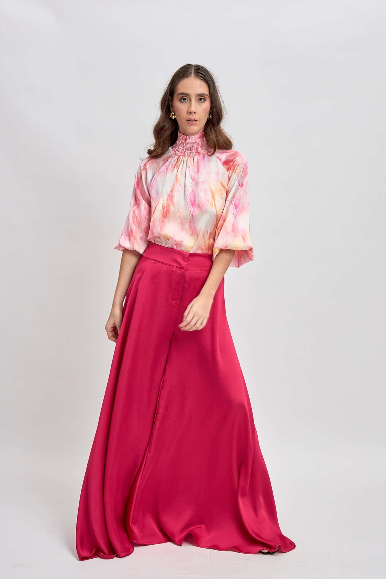 Blusa Brestel Plumas Salmon - miniatura 6