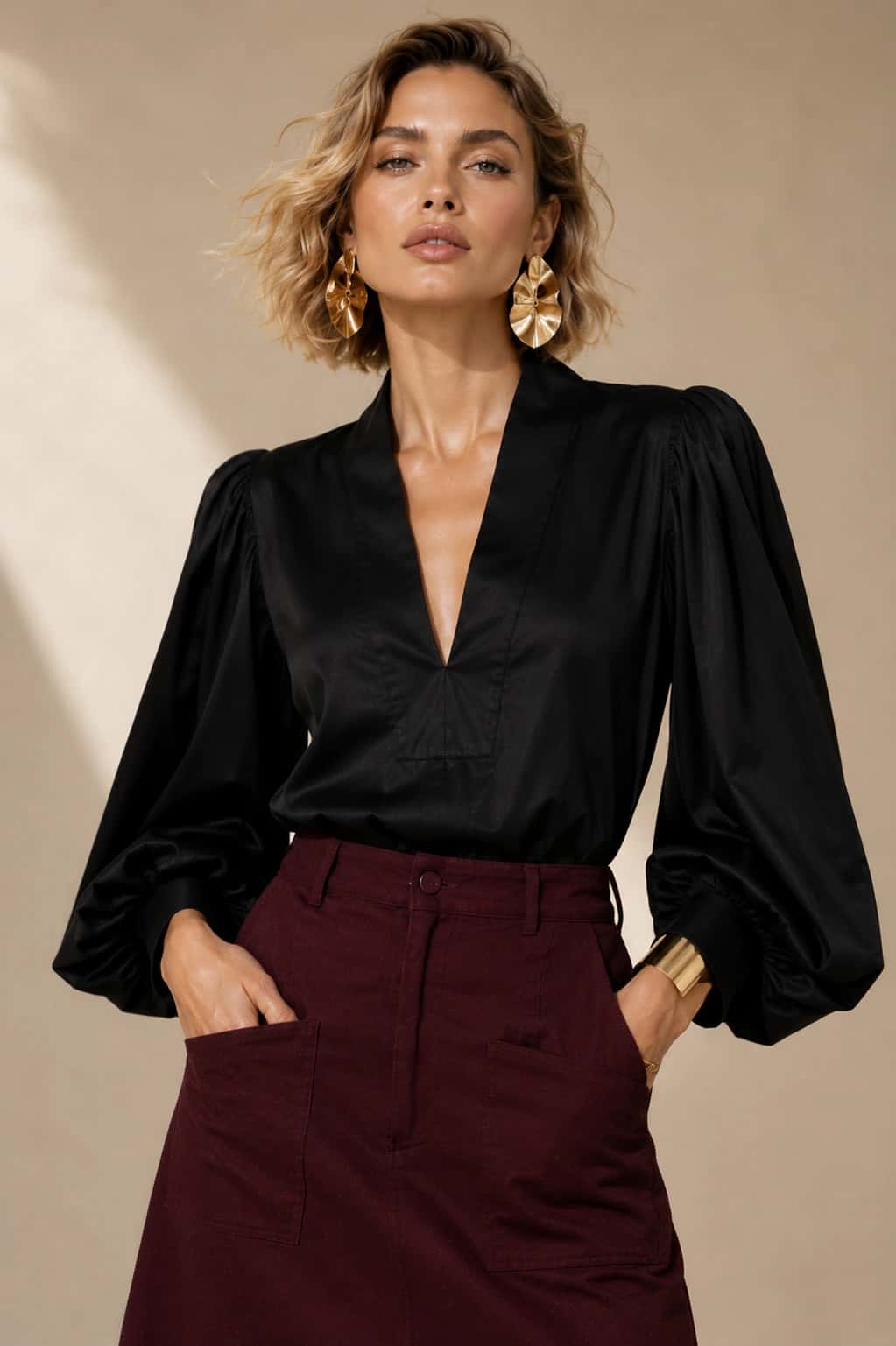 Blusa Polonia negro - miniatura 2