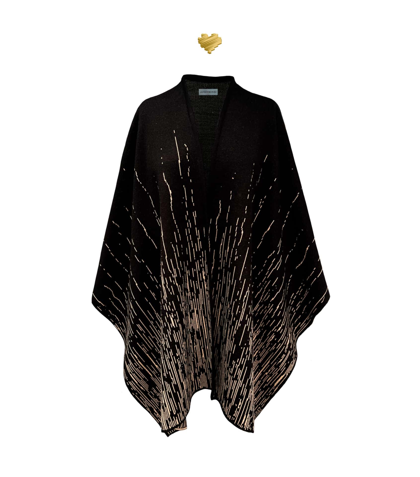 Poncho Sol Negro