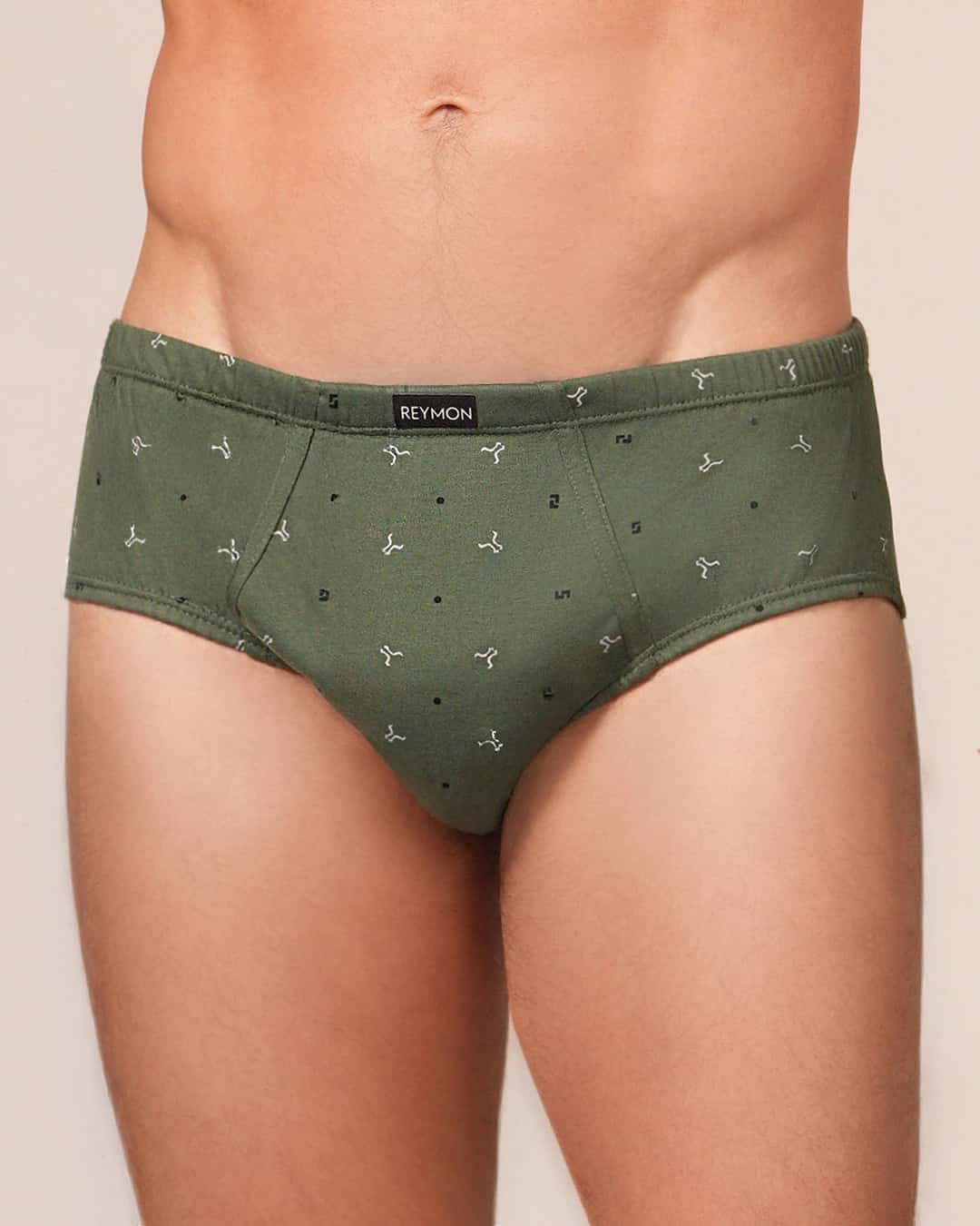 Pantaloncillo clásico Algodón estampado con bragueta Ref.2010