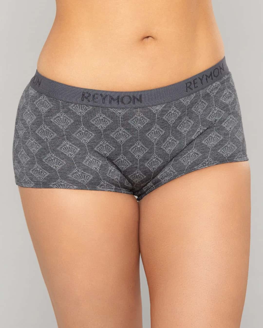 Boxer Femenino Tiro Alto en Algodón Estampado Ref. 8017 - miniatura 6