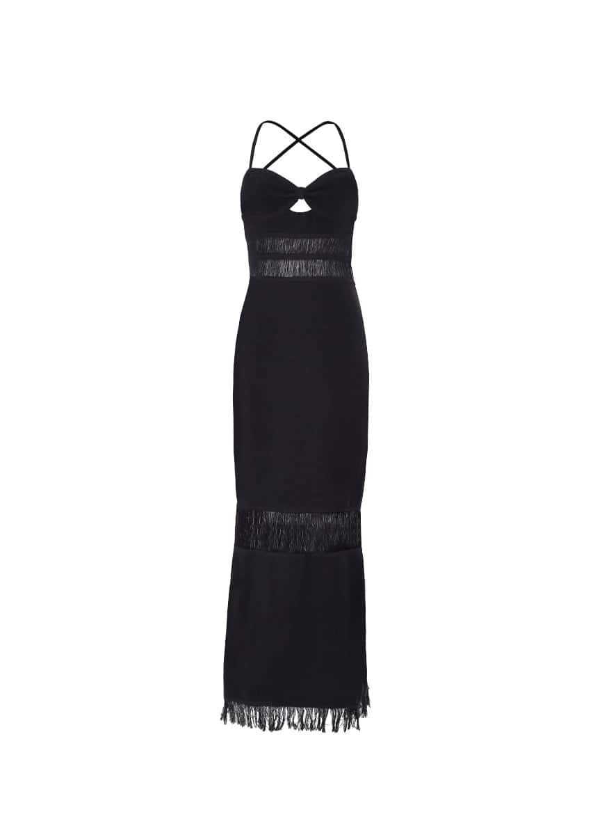 BLACK SHELLS GRETA DRESS      9690 - miniatura 2