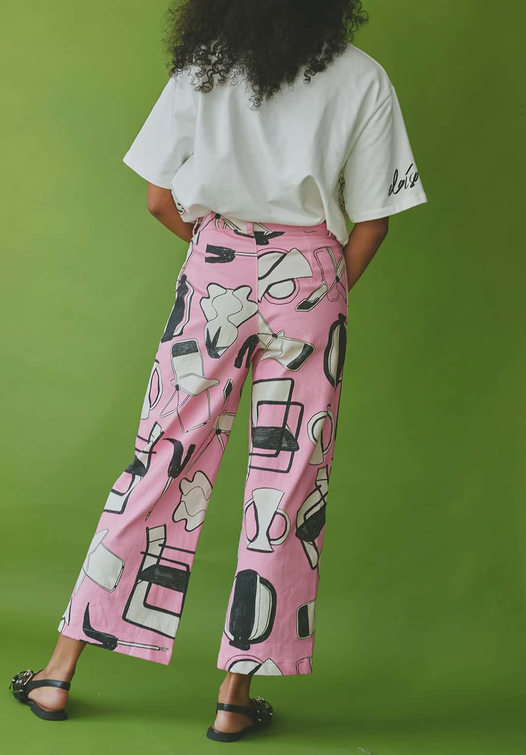 Pantalón Simona Rosa - miniatura 3