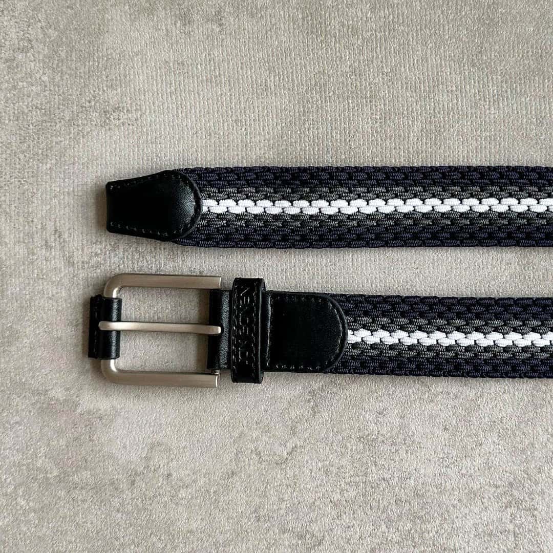 Cinturón Jon Sonen Trenzado Navy