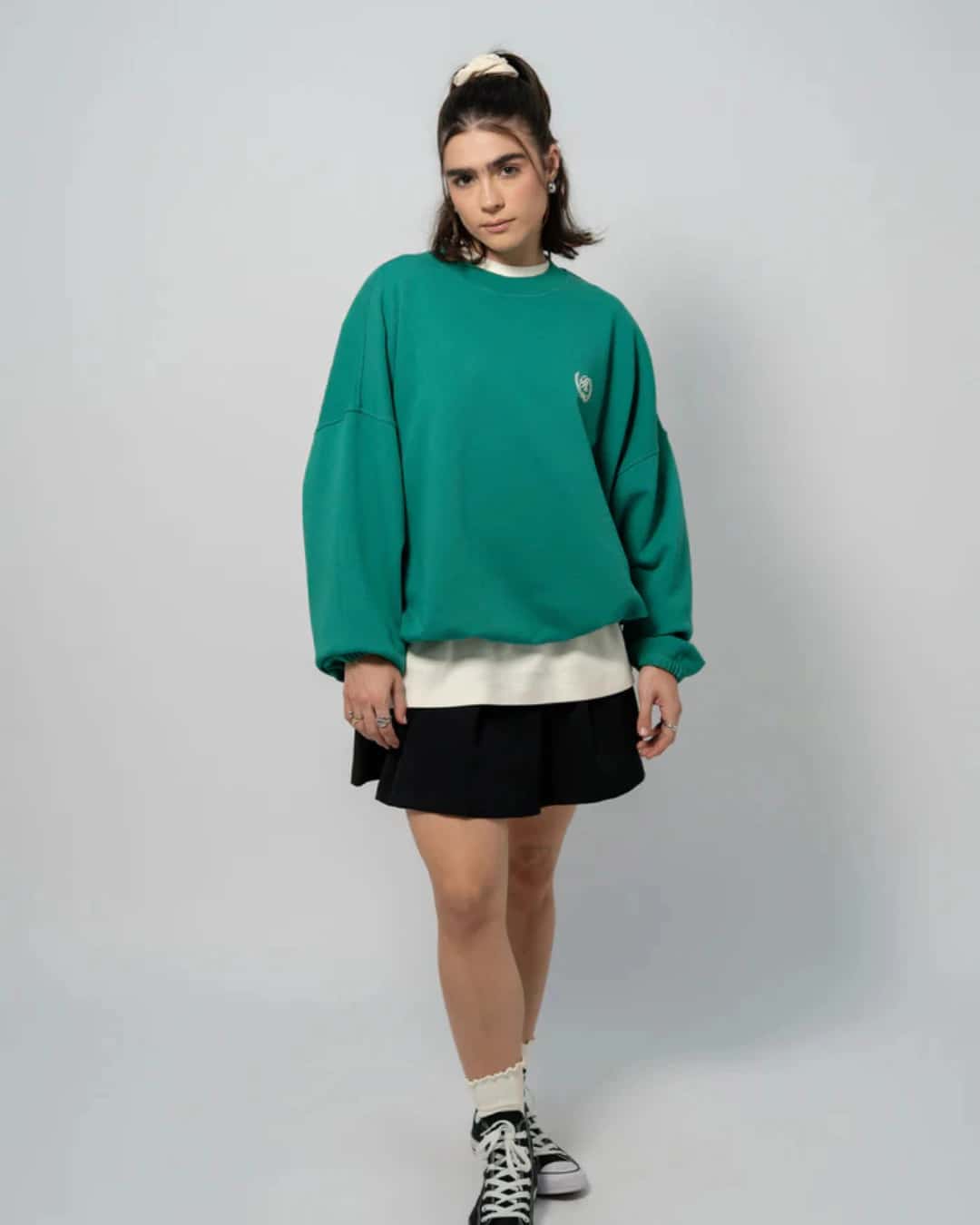 STILL HUNGRY GREEN PULLOVER - miniatura 3
