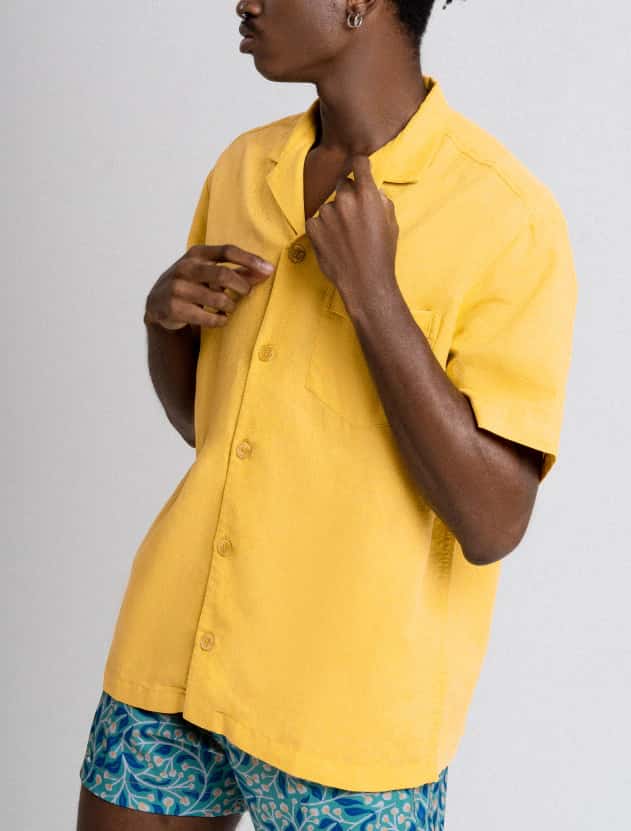 Portofino Curry Linen - Camisa - miniatura 1