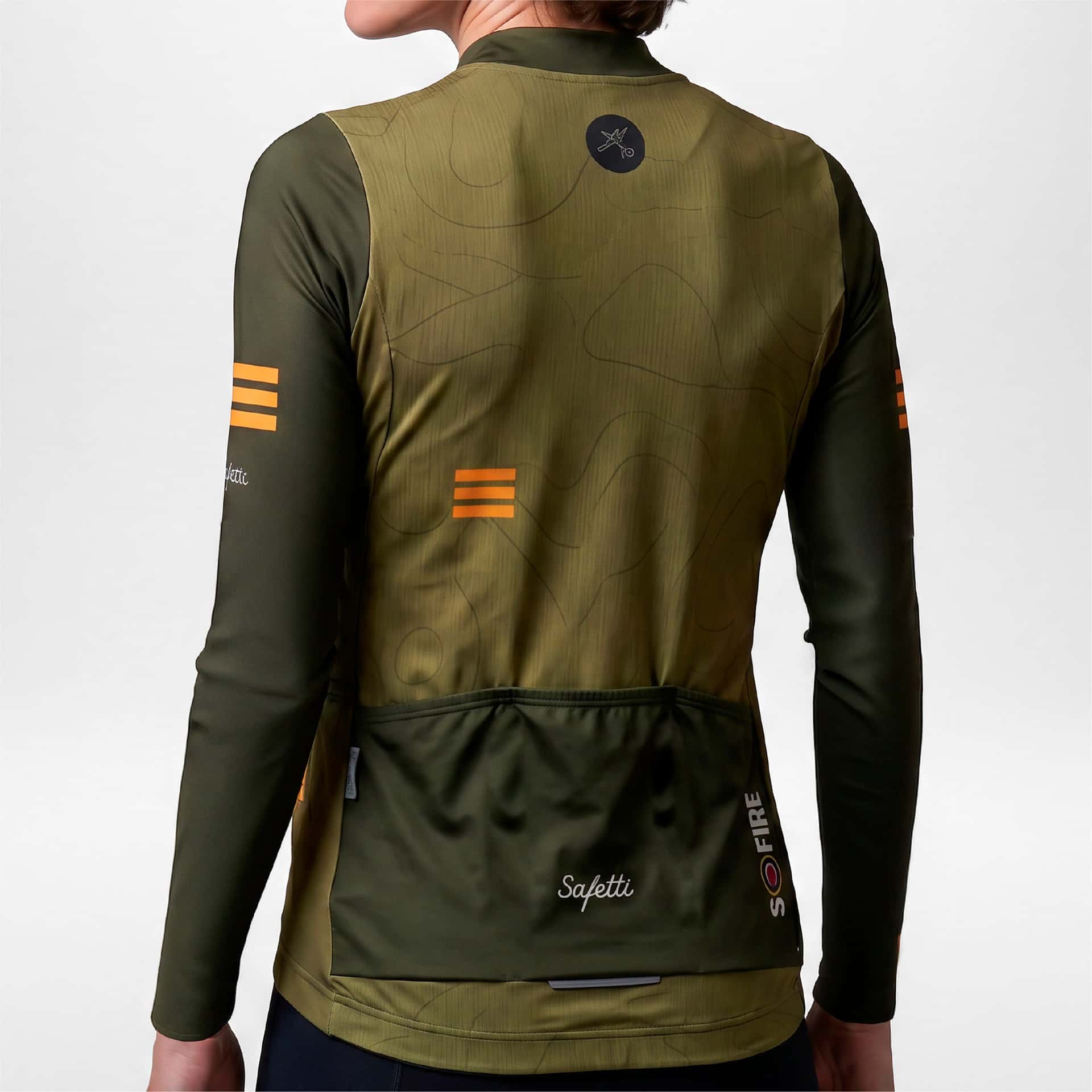 CAMISA CICLISMO MANGA LARGA S-FIRE GREEN PARA MUJER - miniatura 5