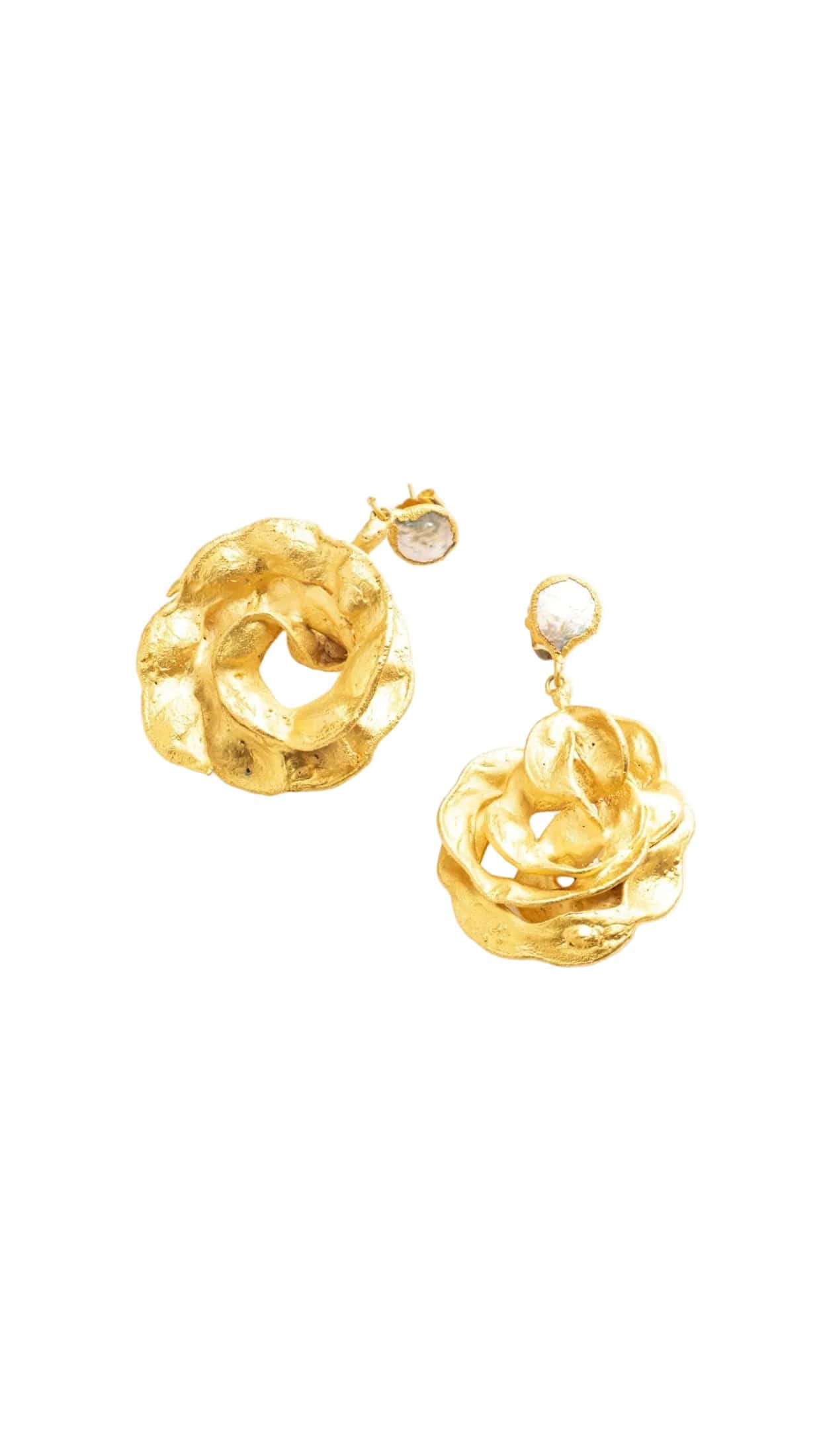 ARETES ACACIA Y PERLA