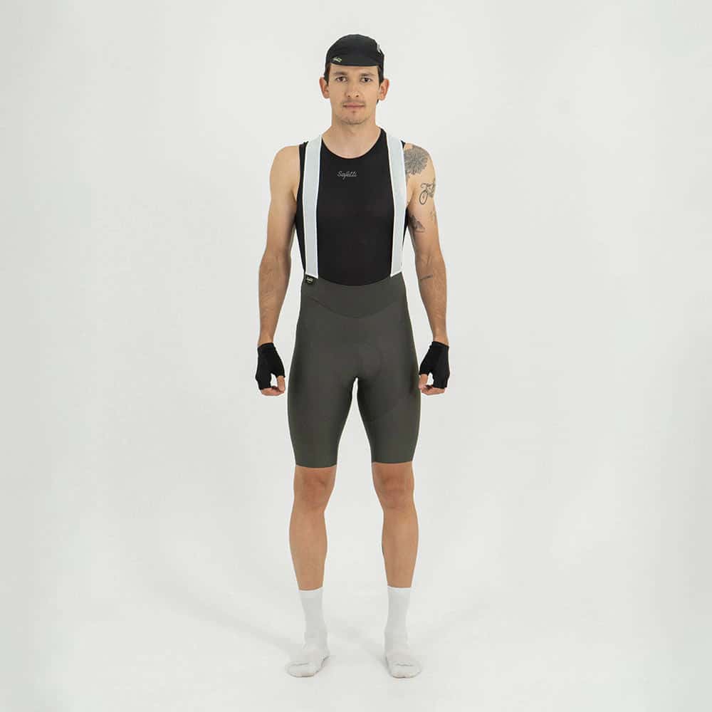 PANTALONETA CICLISMO GIRONA COLORS GRIS 2.0 PARA HOMBRE