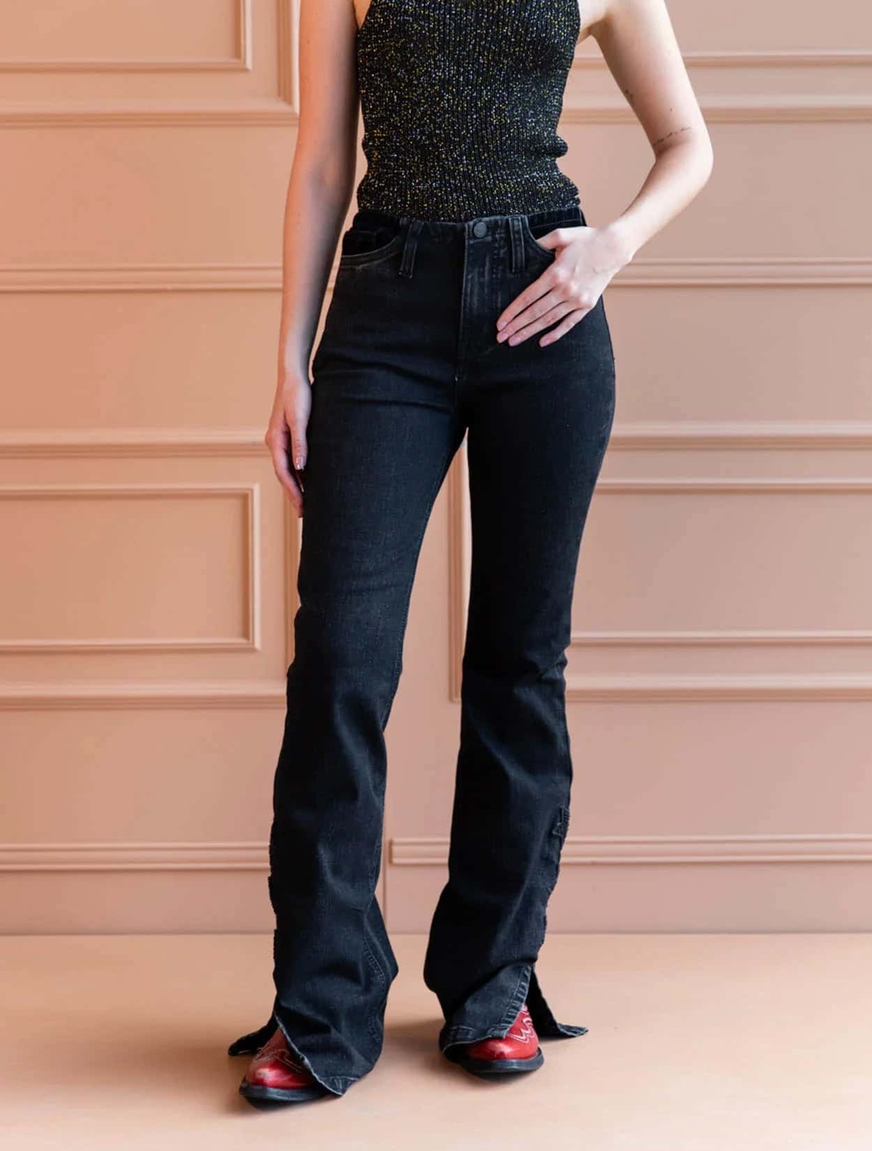 JEAN DENIM VELVET LEIA - miniatura 2
