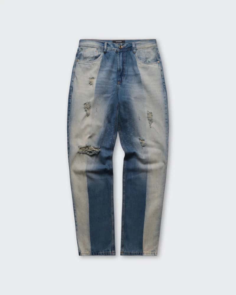 Jeans Azul Regular Distressed - miniatura 7