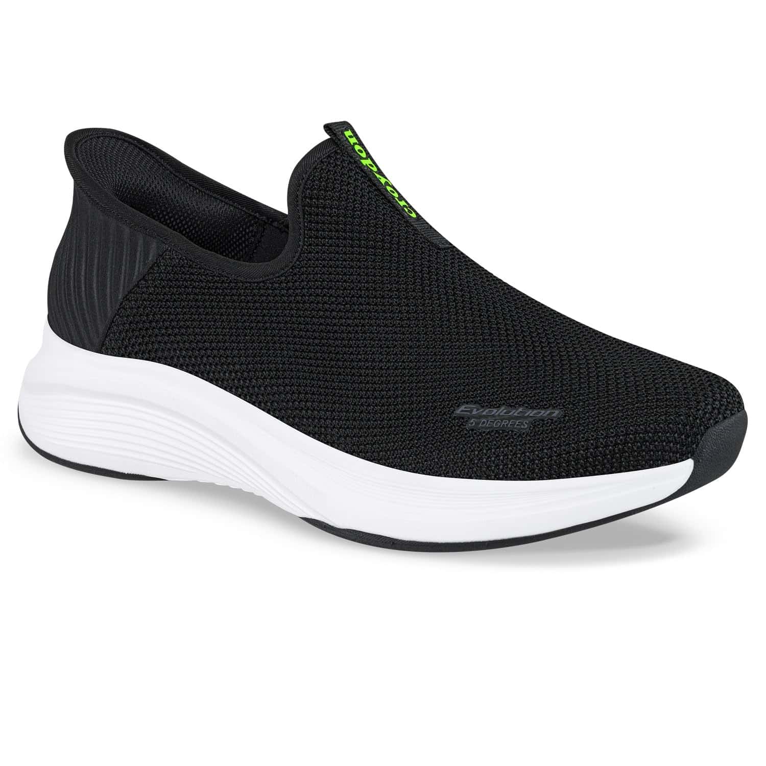 Tenis para Caminar Temis Negro-Blanco Croydon para Hombre