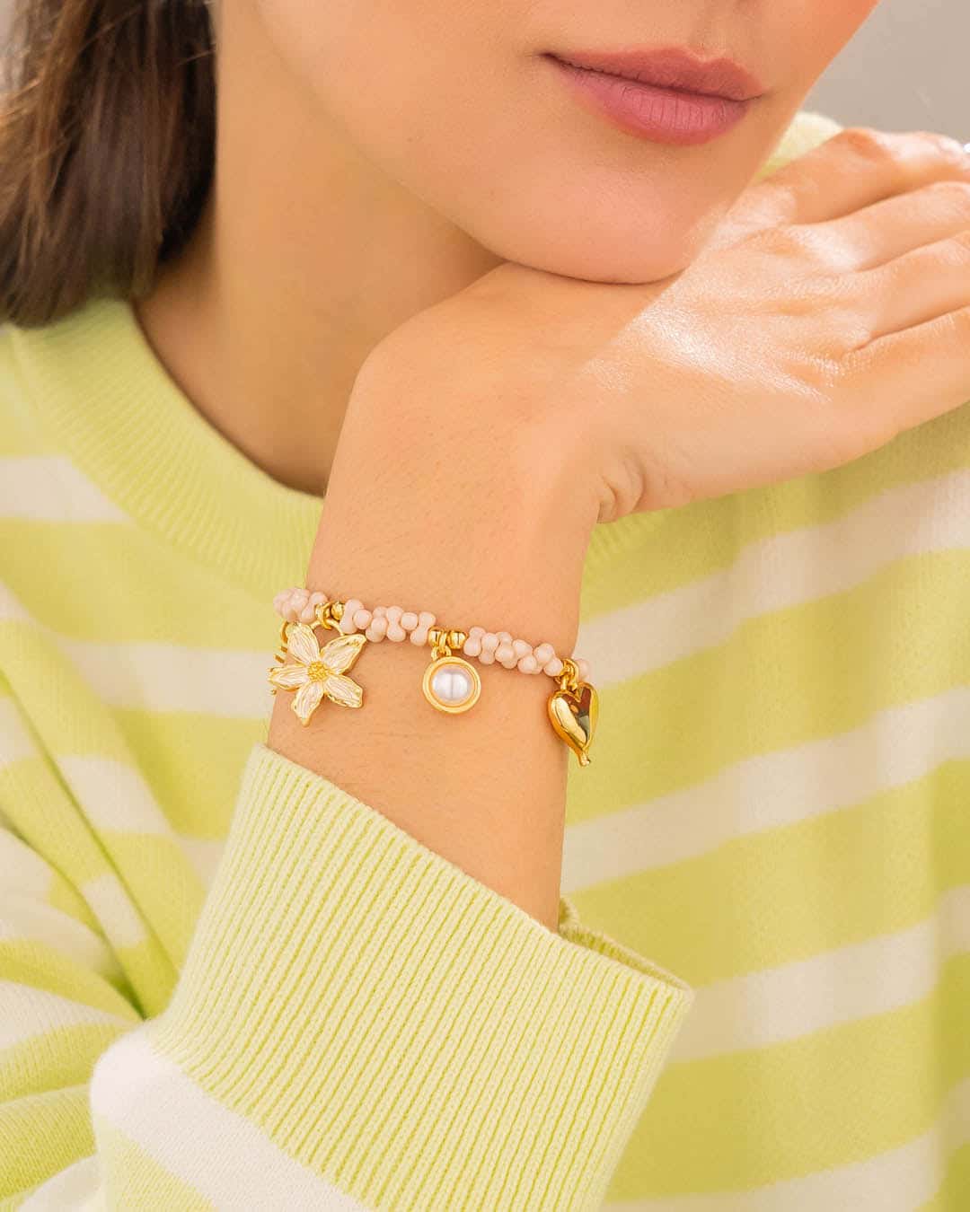 Pulsera Florecer Con Alegría