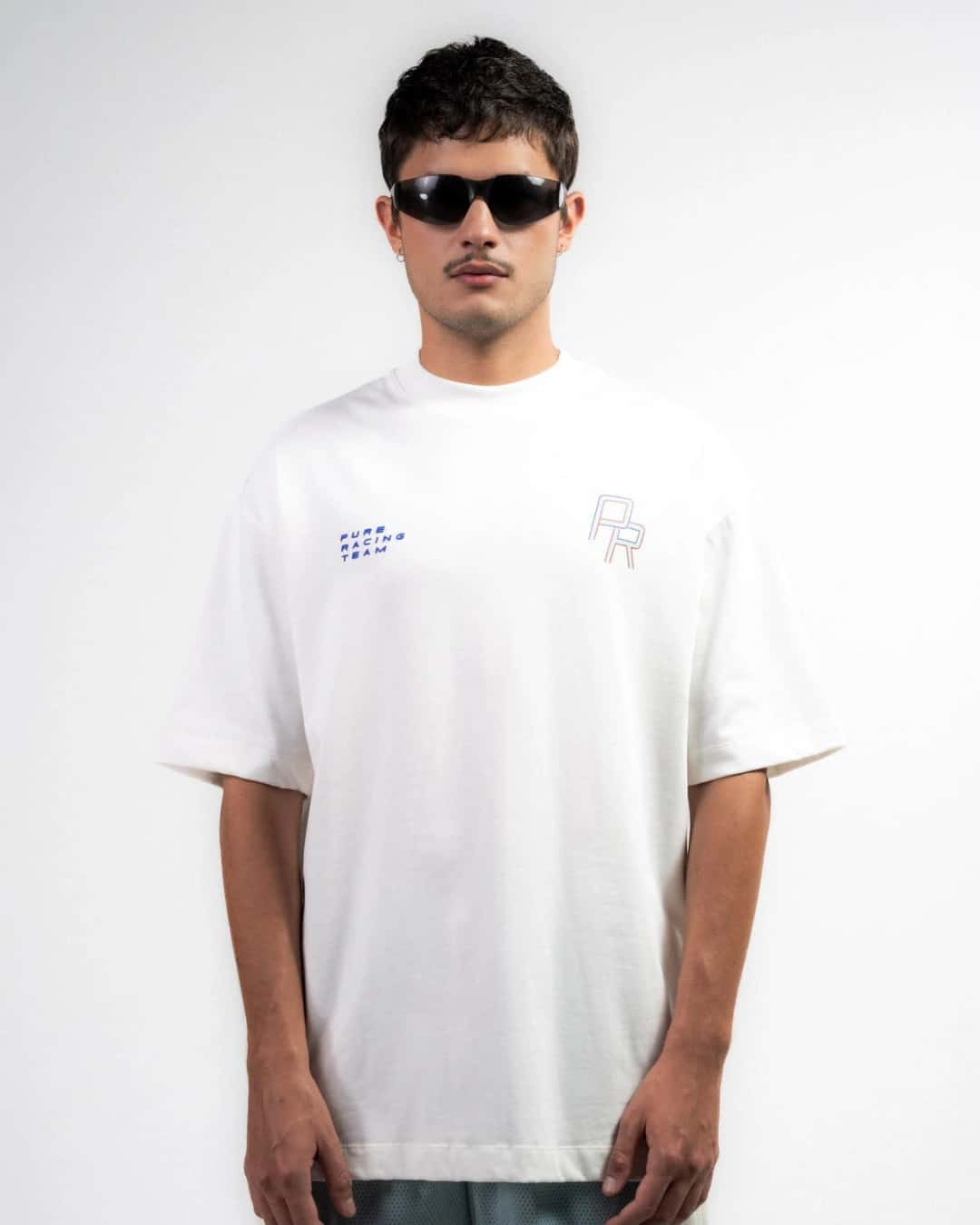 OVERDRIVE IVORY RACING LINES T-SHIRT - miniatura 1