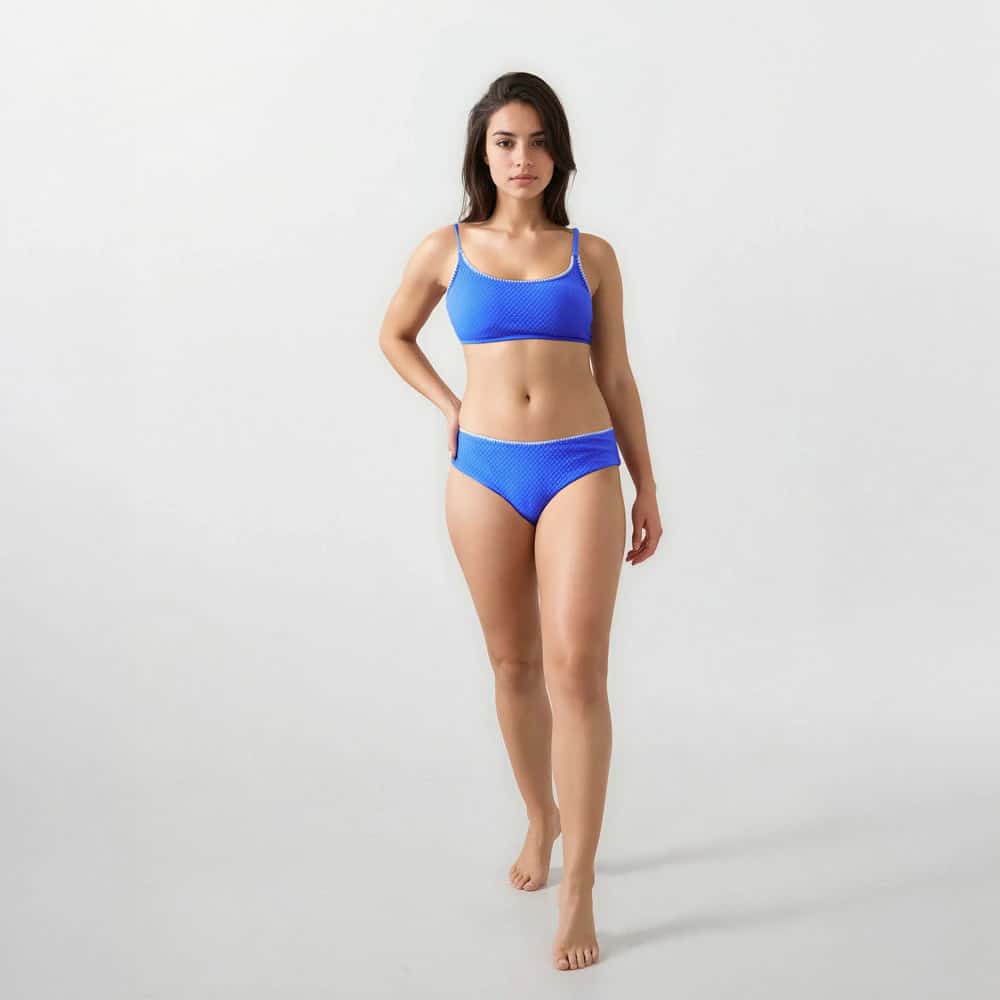Set Vestido de Baño Azul Eléctrico