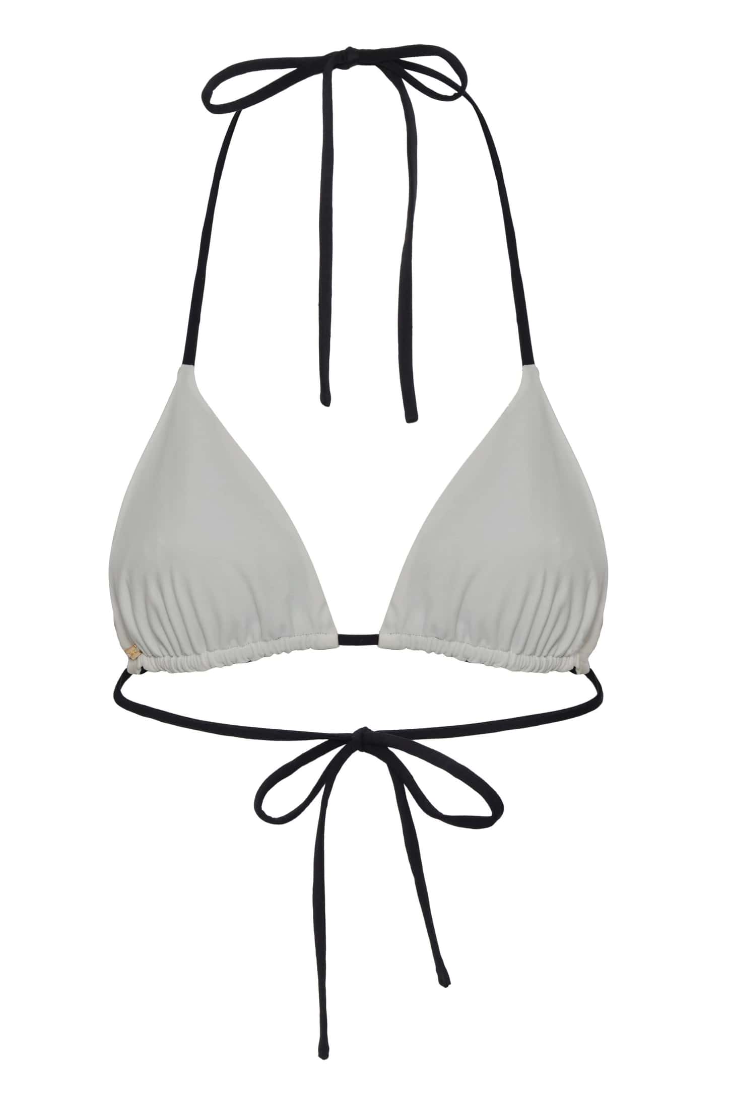 Gorgona Embroidered Top / Black - Ivory Polka Palms - miniatura 2