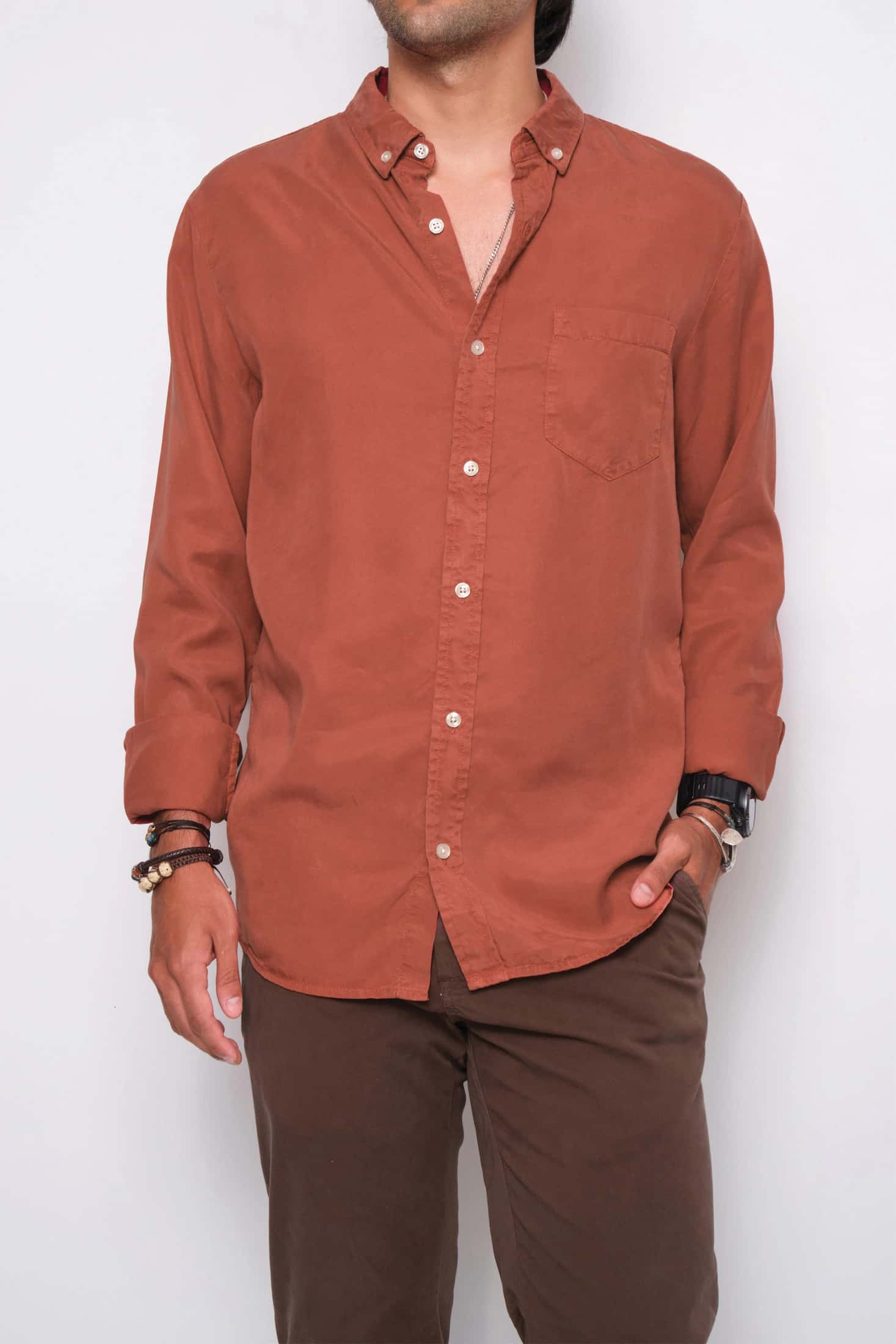 CAMISA LYOCELL BRICK