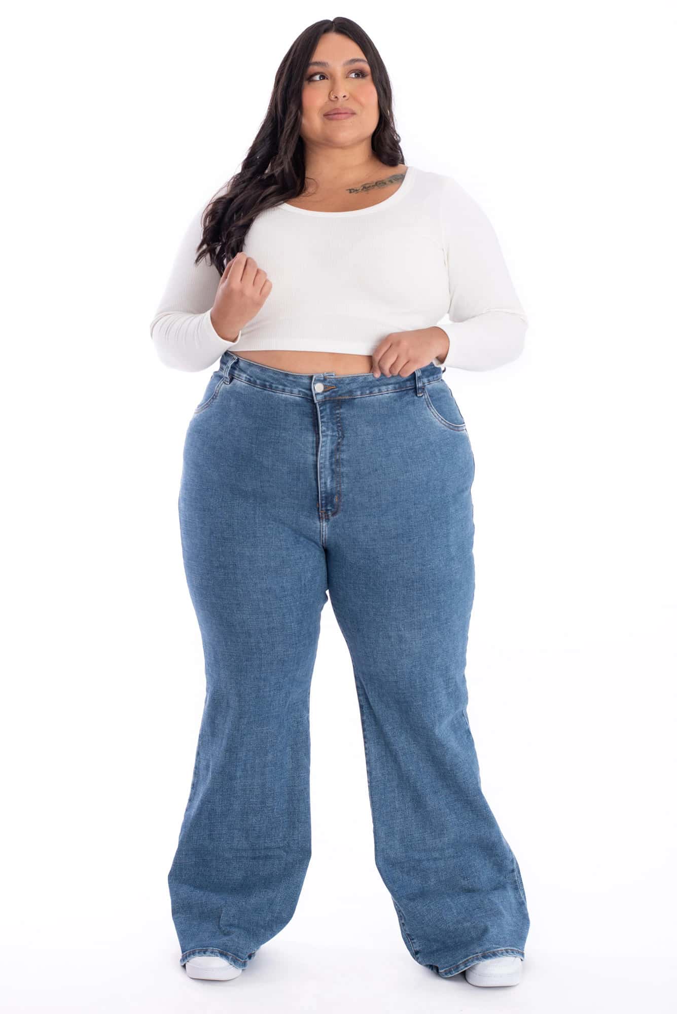 Jean Flare Azul Medio 387