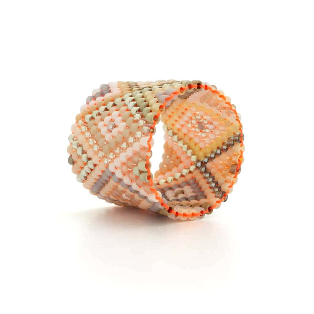 ANILLO TEJIDO ROMBOS