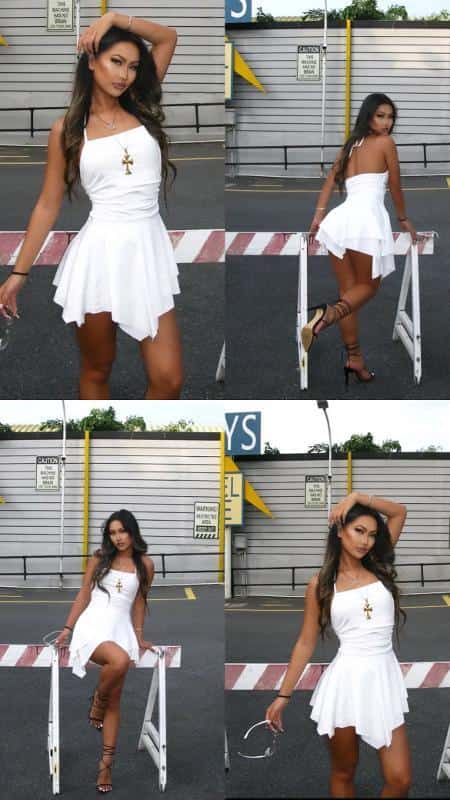 VESTIDO BLANCO PICAPIEDRA