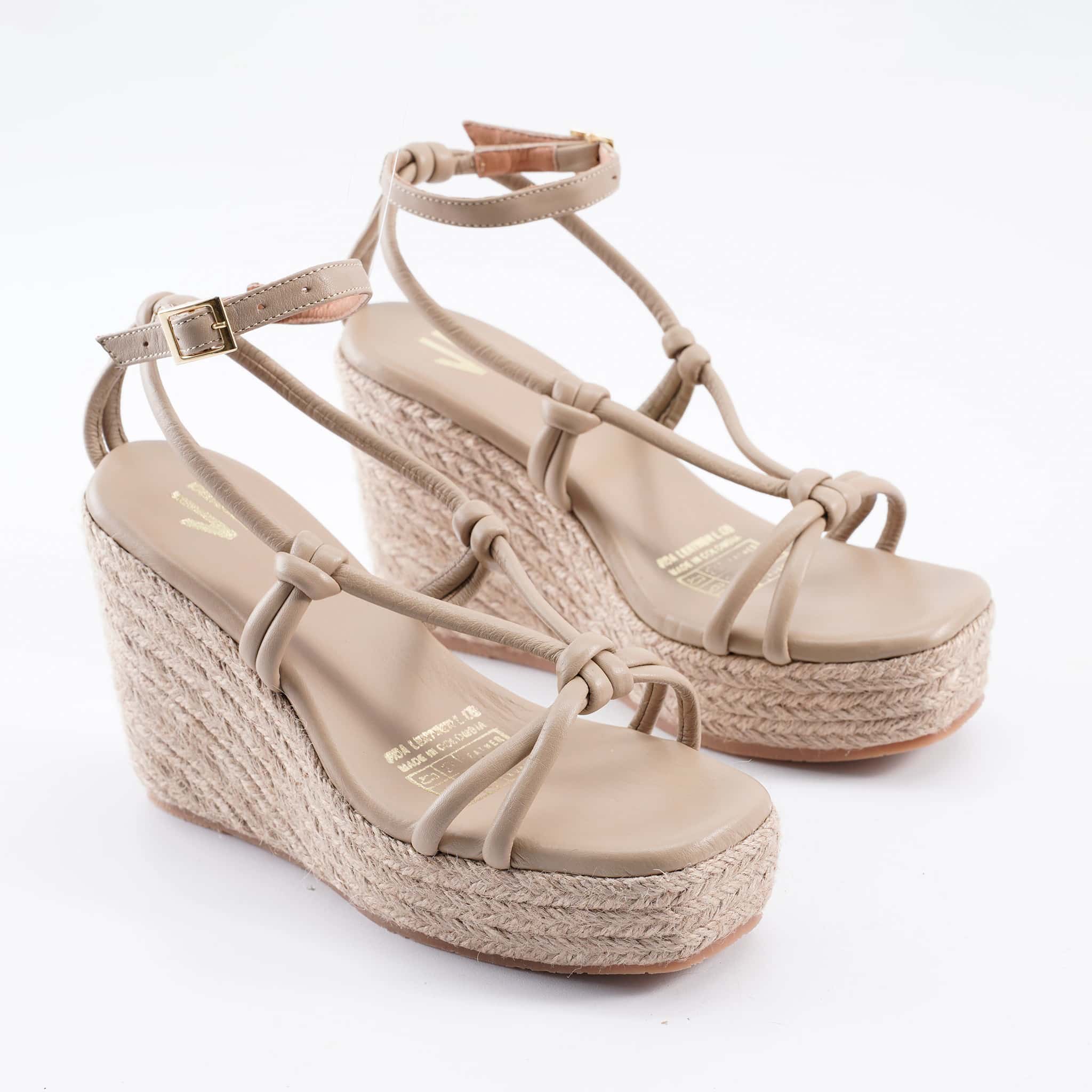 Silvia Cobos Louise Wedges Beige