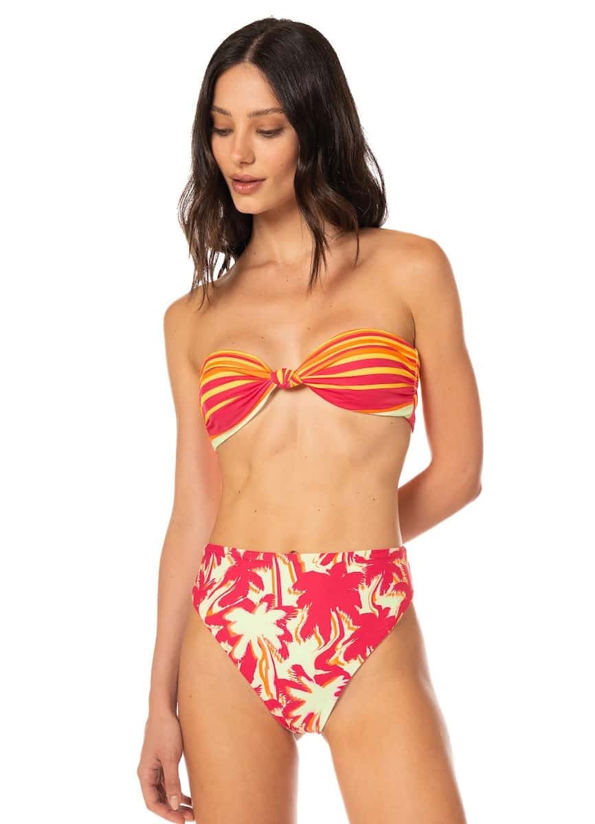 Maaji Dreamscape Glow Toulouse Strapless Bandeau Bikini Top