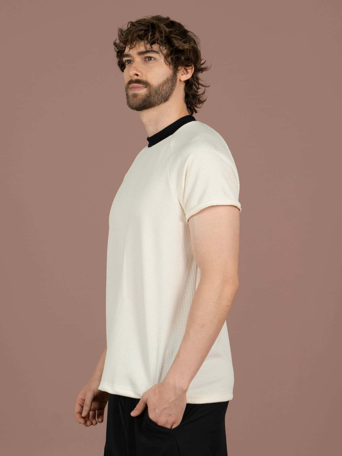 Camiseta hombre liam niza vainilla - miniatura 3