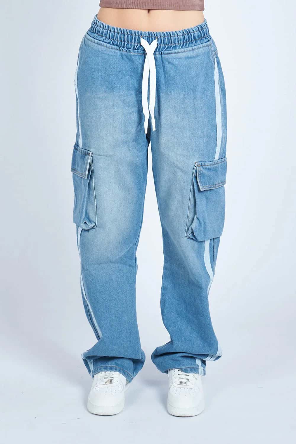 Pantalon cargo DENIM con hiladilla | DROP 03 |