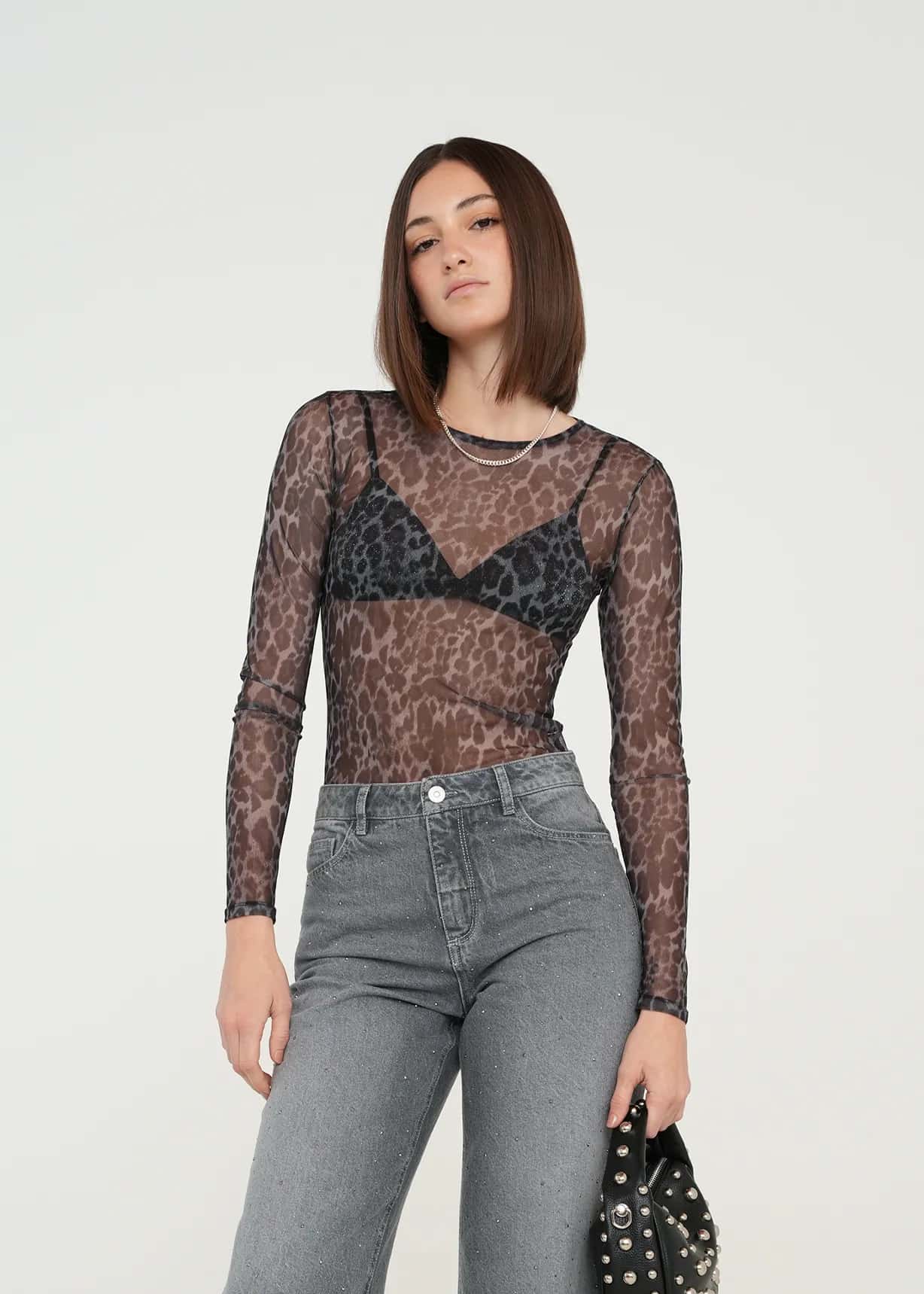 Camiseta de animal print