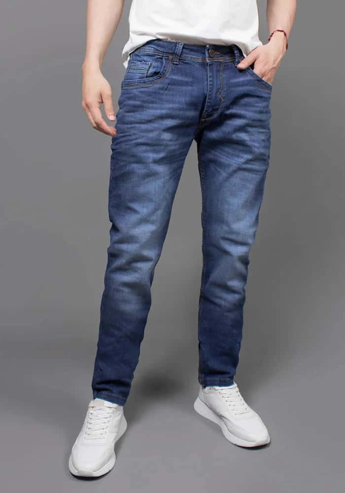 Jeans Hombre Thunder Azul Medio