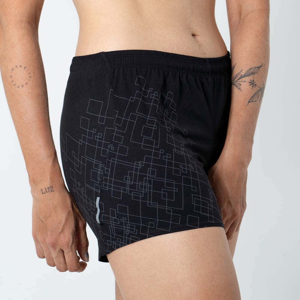 PANTALONETA RUNNING VENTURI LIGHT NERO PARA MUJER - miniatura 5
