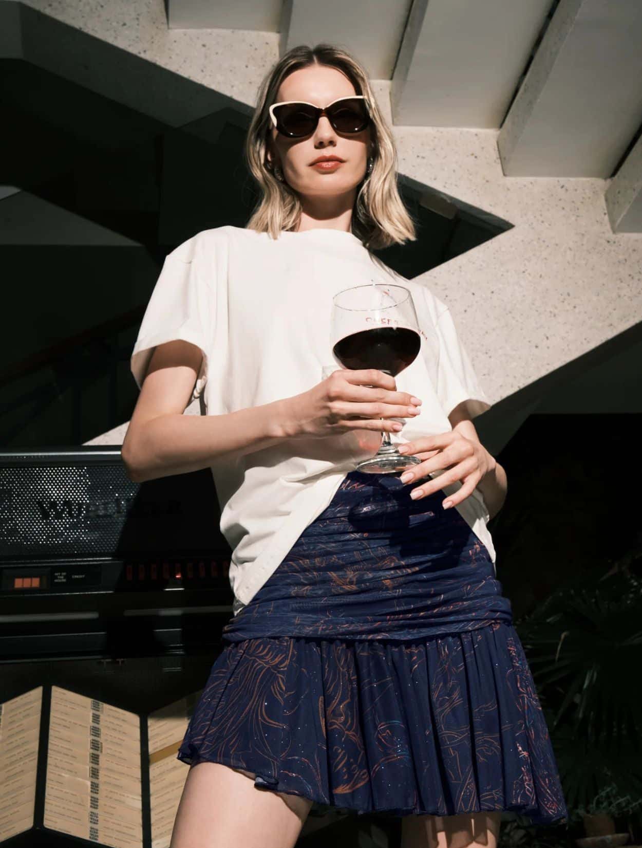 MINI FALDA NINFA JELLY DEEP PRINT