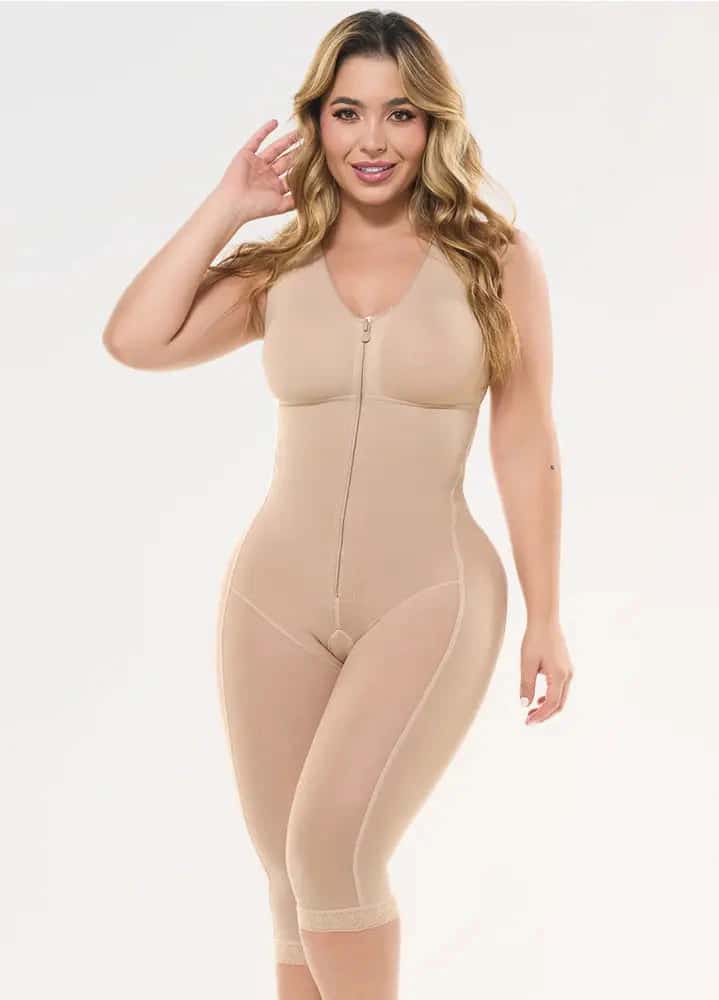 Faja Post-Lipo: Compresión media y brasier integrado | Salome 523 C