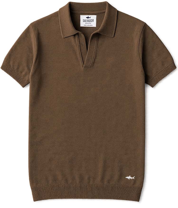 POLO DE PUNTO CHOCOLATE