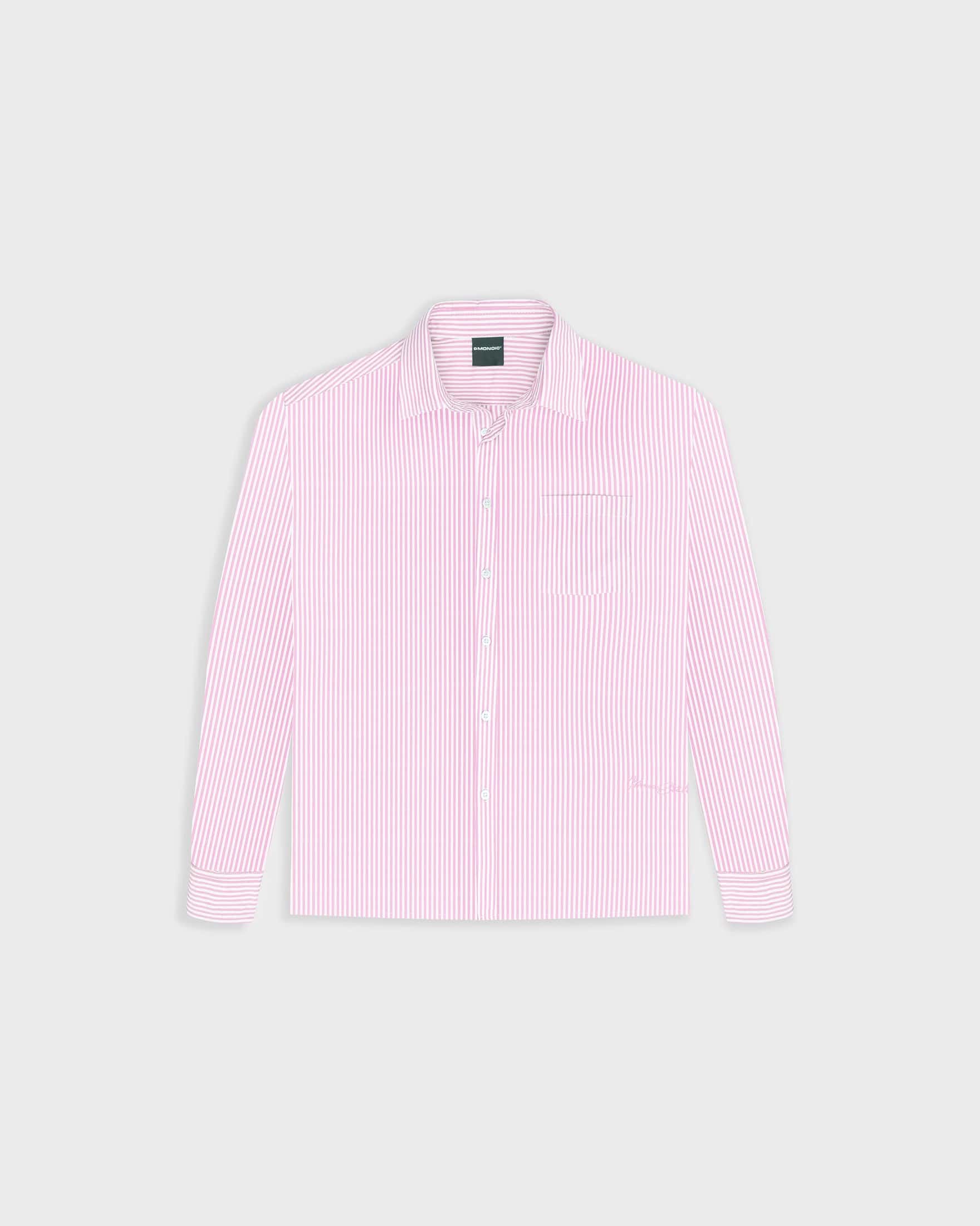 Pinstripe Shirt - Baby Pink
