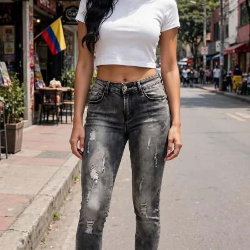 JEANS EUROPEO GRIS MISS RJ - miniatura 1