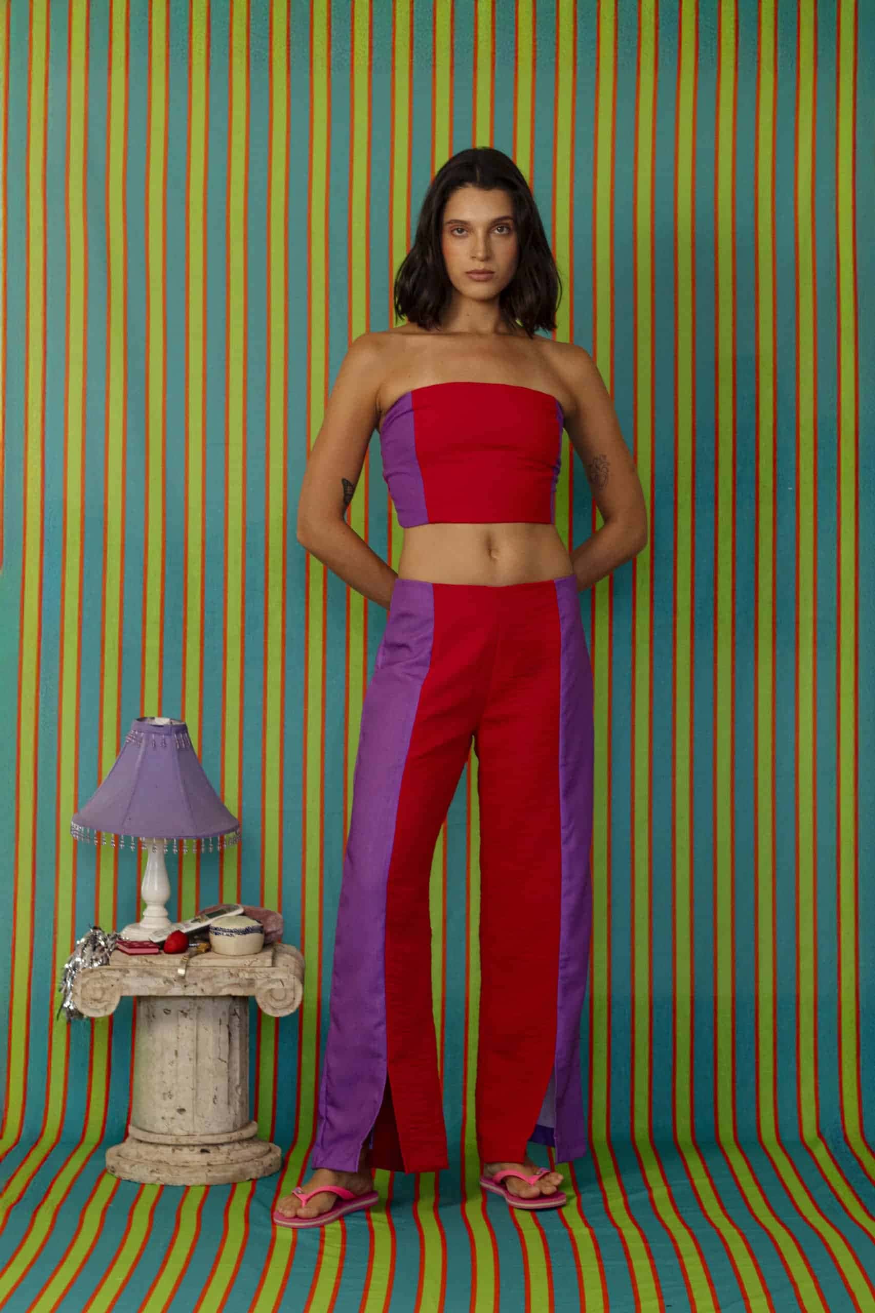 Laura Color Block Top