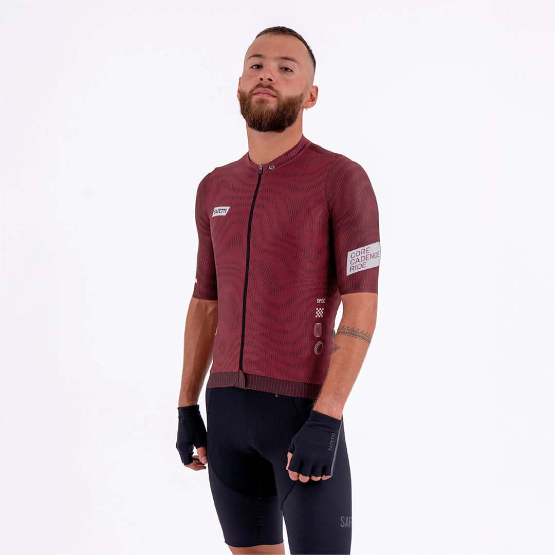 CAMISA CICLISMO MANGA CORTA PLUMWIME VINOTINTO PARA HOMBRE - miniatura 1