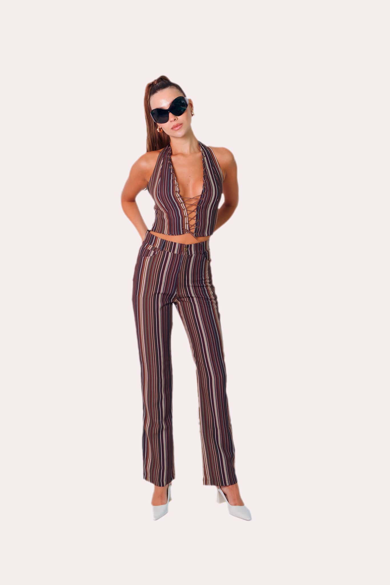 Howdy Pants in Crimson Rush