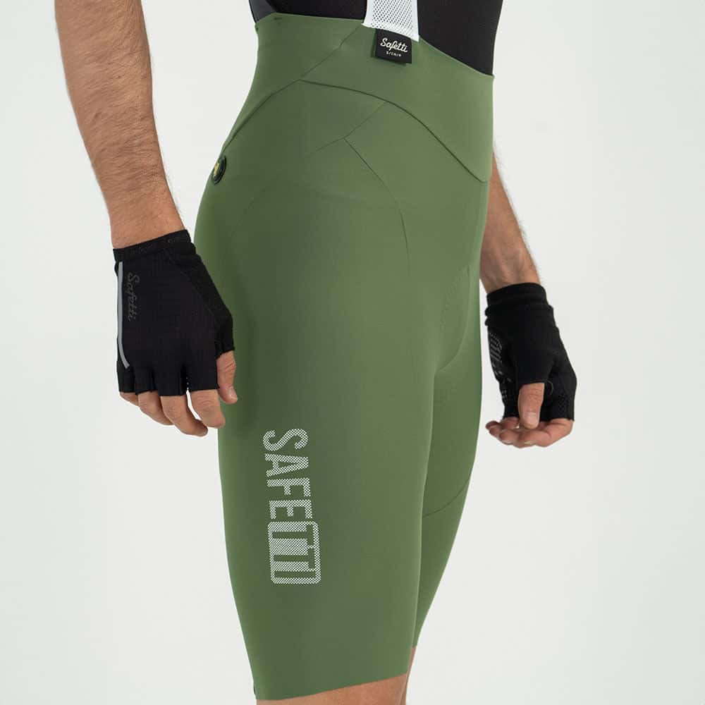 PANTALONETA CICLISMO CON CARGADERAS GIRONA VERDE PARA HOMBRE - miniatura 5
