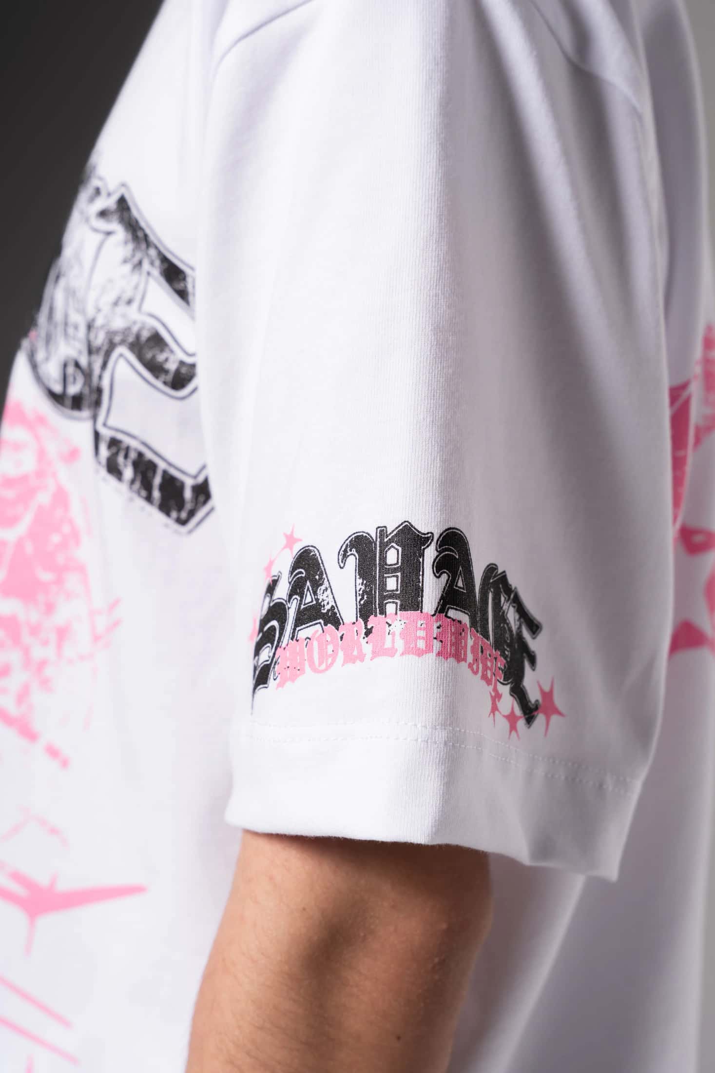 Camiseta Oversize Help rosa savage  250 gramos 14653 - miniatura 8