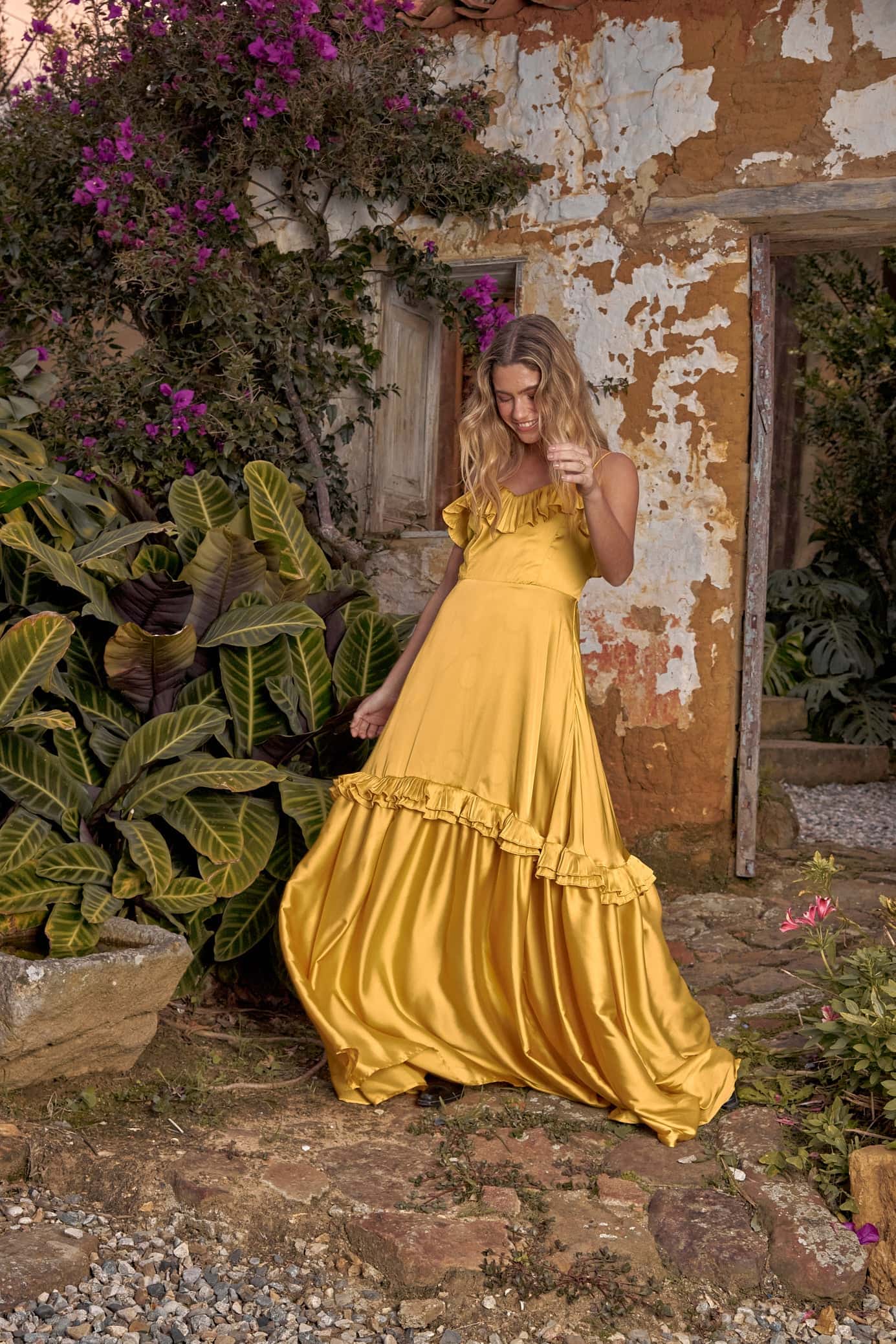 Vestido Pascal Amarillo - miniatura 4
