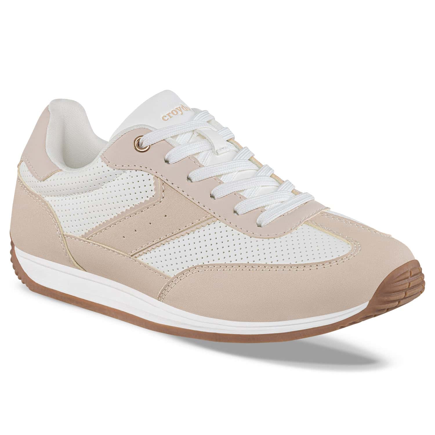 Tenis Urbanos Nvay Beige Croydon Para Mujer