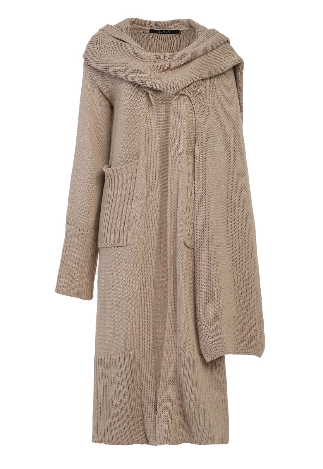 SCARF HANDKNITTED OVERCOAT