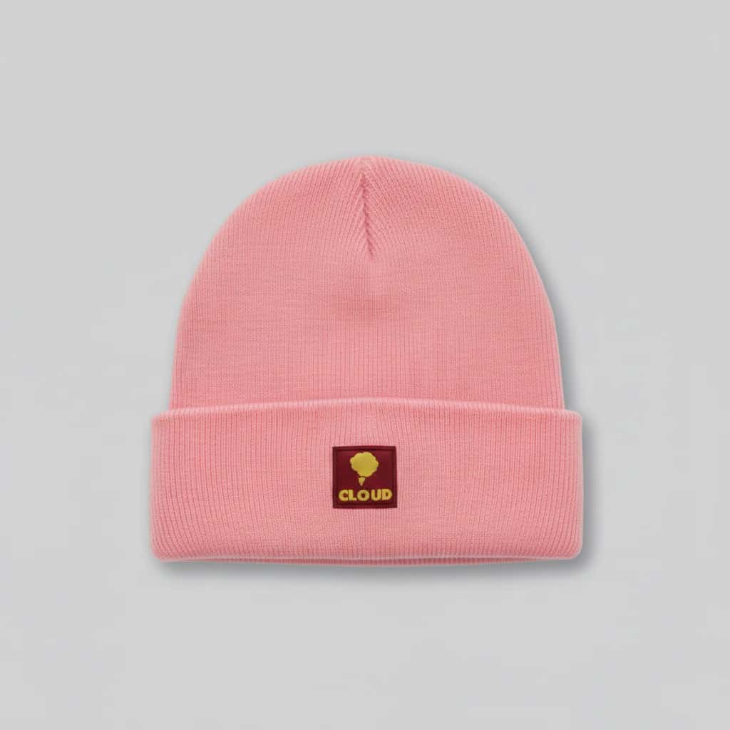 Beanie clásico rosa