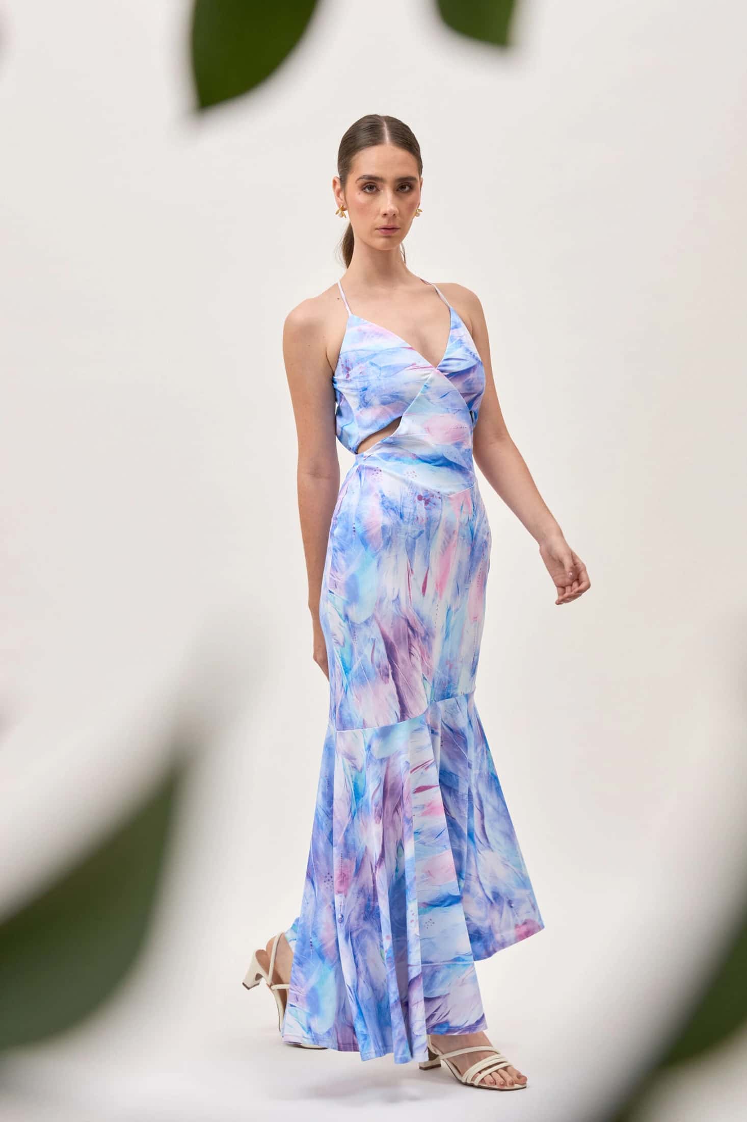 Vestido Oll Plumas Lila - miniatura 3