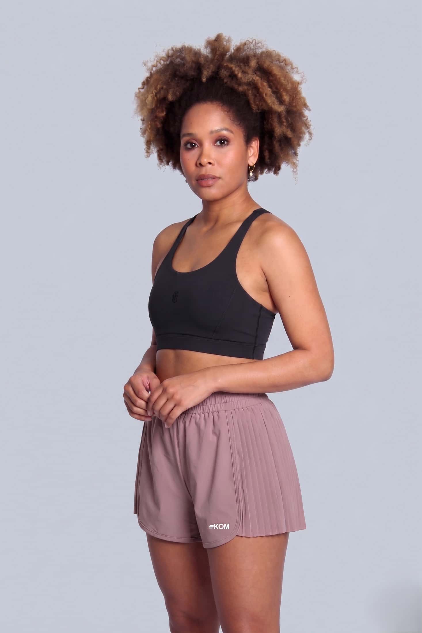 Short Running Deportivo Mujer Línea Tour con Boxer Interno y Bolsillo
