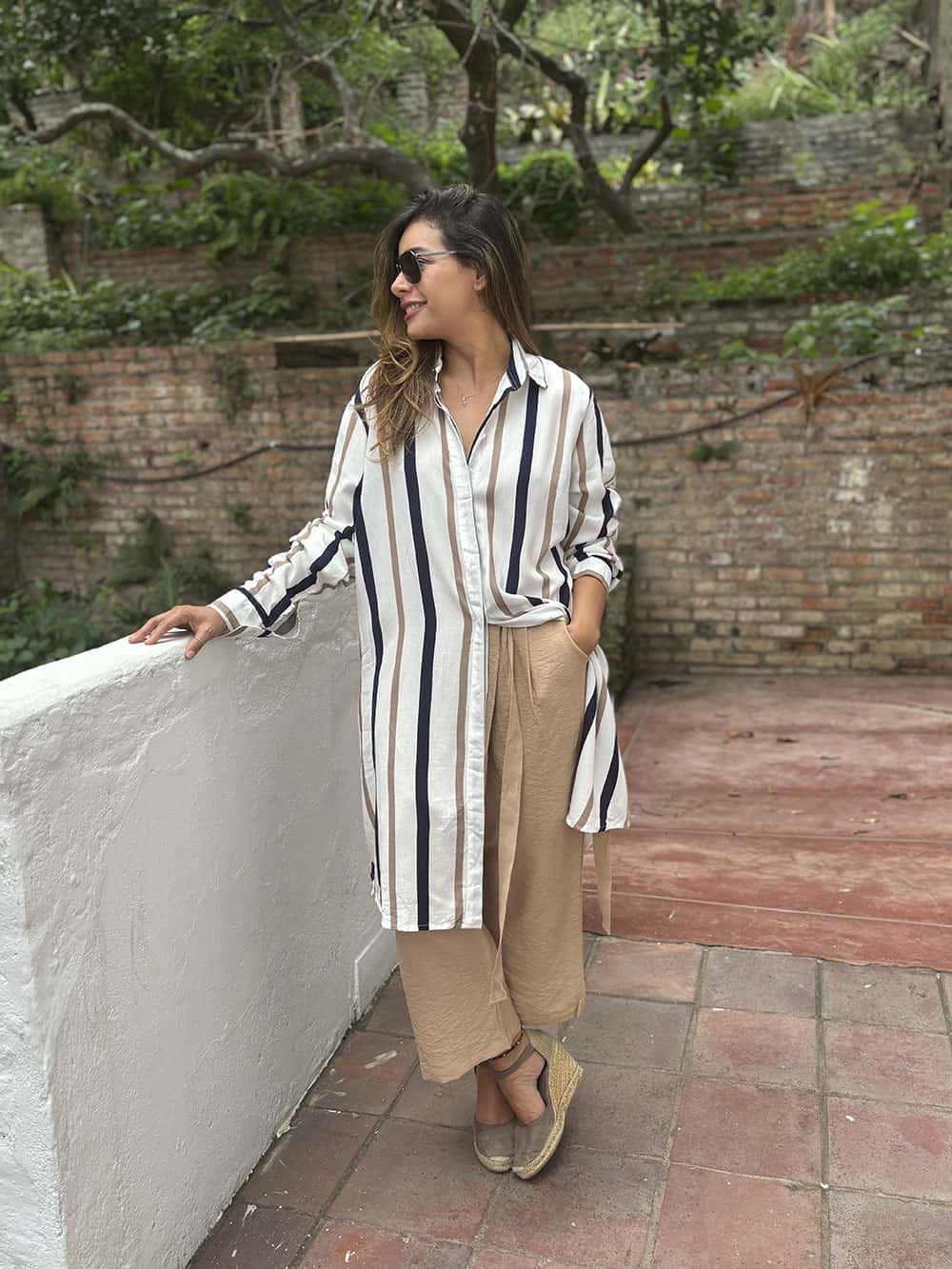 Blusa Jaspe Cover Rayas